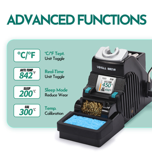 YIHUA 982-III Optional 210 115 Soldering Iron Precision Solder Station with 2 Hands Control Temperature Welding Rework W257 - Product Image 6