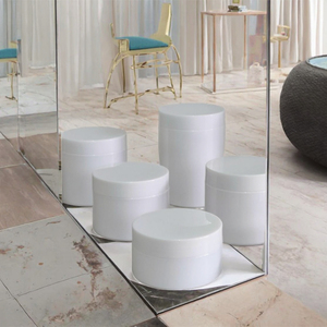 Envase cosmético vacío para mascotas 600ml 500ml 16oz 12oz 10oz 8oz 6oz 5oz 4oz PP tarro de plástico PET Base tornillo tapa superior crema facial ámbar - Product Image 3