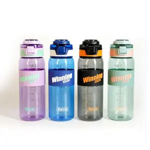 Wholesale 600 Ml Sport Water Bottle Custom Plastic Water Bottle For Juice And Drink Drinkware Bottle Use To School