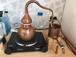 Peralatan Distilasi Tembaga 2L 5L 10L, Alembic untuk Wiski dan Moonshine - Product Image 1