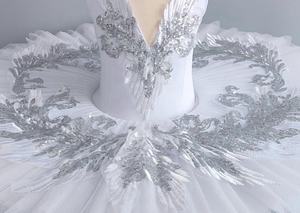 Vestido de Ballet de Bajo Precio para Niñas, Tutú de la Bella Durmiente, Traje de Actuación de Cisne Pequeño, Vestido TUTU, Tutú de Ballet Clásico Blanco - Product Image 4