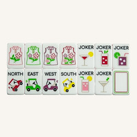 Venta al por mayor: Fichas de Mahjong Americano de Acrílico de Lujo, Clásicas, Artísticas, de 5 Capas, Modernas, Ecológicas y Portátiles