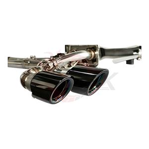 Sistema de Escape Catback con Válvulas de Acero Inoxidable Vortex para Porsche Cayenne 9Y0 E3 2.9T 3.0T con Tubos de Escape Cuádruples en Negro Brillante - Product Image 5