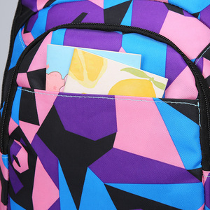 Wholesale Geometric Outdoor Sport Lightweight Foldable Travel <b>Backpack</b> Polyester Waterproof Men Children Student School Bag - Product Image 6