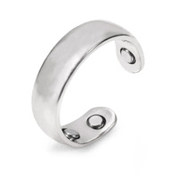 Anneau en cuivre magnéto plaqué direct d'usine ouverture anneau réglable décrochage arrêter de ronfler bague en or rose