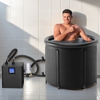 El mejor enfriador de baño de hielo comercial Cold Plunge Sport Recovery Cold Water Plunge Tub Cold Plunge Chiller para atletismo y filtro