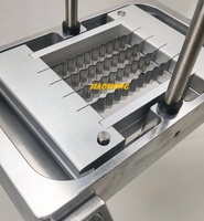 Handmatige 3/8" multifunctionele friet- en groentesnijder met roestvrijstalen mes, eenvoudig in gebruik, geschikt voor restaurants, aardappelchipsnijder