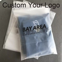 Sacs Ziplock Personnalisés Imprimés, Emballage Polyéthylène PE pour Vêtements, T-shirts, Sacs en Plastique Givré EVA avec Fermeture Éclair pour Fourrures