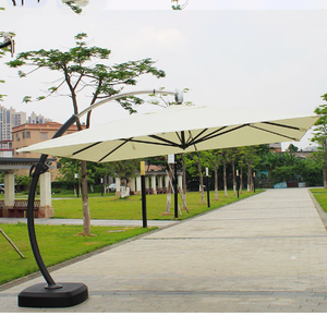 Parasol solaire LED inclinable pour jardin extérieur avec mât en aluminium à vendre - Product Image 2