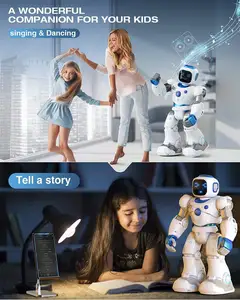 Neueste große programmier bare interaktive APP-Steuerung Wireless Connect RC-Roboter mit Sprach steuerung Smart Robot Toys für Kinder