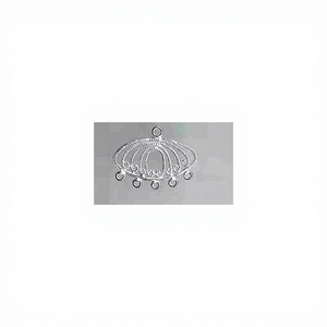 Boucles d'oreilles pendantes ovales en argent Sejal Creation SF14, bijoux fantaisie au design unique, vente chaude - Product Image 1