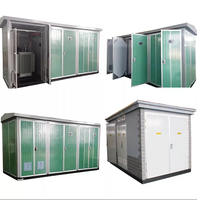 Subestación de Distribución Compacta Prefabricada para Exteriores de Alta Tensión, Tres Fases, 35kV/0.6kv, 6600KVA, Estándar Europeo
