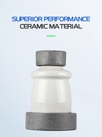 Aislador de Poste de Porcelana y Aluminio de Alta Tensión ZA-10Y 10kV para Distribución de Energía y Equipos de Subestación