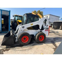 Kostengünstiger Gebrauchter Bobcat S70 S160 S130 Kompaktlader mit Raupenantrieb, 2 Tonnen Nennlast, Anpassbarer Frontlader für Gartenarbeiten
