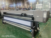 Imprimante jet d'encre UV multi-fonctions à solvant écologique grand format pour impression photo, machine rouleau à rouleau pour films souples et caissons lumineux