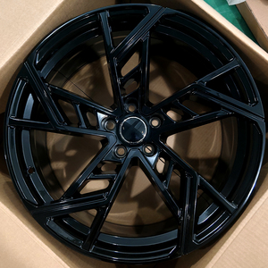 Jantes noires à cinq rayons les plus populaires pour <span class=keywords><strong>Audi</strong></span> A5 B8 5x112 Jantes de voiture en alliage d'aluminium 18 19 20 21 22 pouces #01131 - Product Image 5