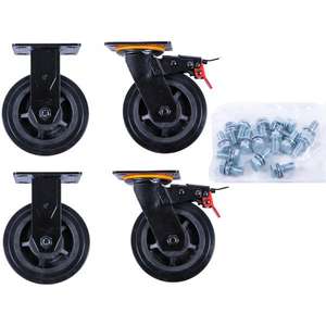 KS TOOLS - 873.7014-R013P Jeu de rouleaux pour chariot d'atelier P45, incl. Vis-EAN 4042146833629 ROLLING WORKSHOPS ACCESSOIRES - Product Image 1