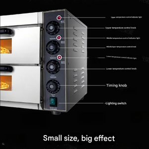 Horno Eléctrico <span class=keywords><strong>de</strong></span> Mesa para Pizza, Mini Horno Portátil para Uso Doméstico, Ideal para Hornear Pizzas <span class=keywords><strong>de</strong></span> 9 Pulgadas y Pequeñas Pizzas <span class=keywords><strong>de</strong></span> 12 Pulgadas - Product Image 5