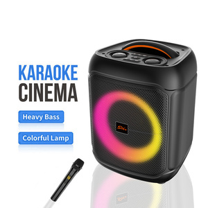 Altavoz Karaoke Inalámbrico Portátil para Fiestas al Aire Libre ZQS8186 <span class=keywords><strong>de</strong></span> 8 Pulgadas con TWS, FM, USB y Micrófonos, <span class=keywords><strong>Precio</strong></span> <span class=keywords><strong>de</strong></span> Fábrica - Product Image 1