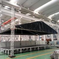 Estructura Truss Portátil de Aluminio para Iluminación de Espectáculos, Techo Arqueado para Conciertos y Festivales de Música