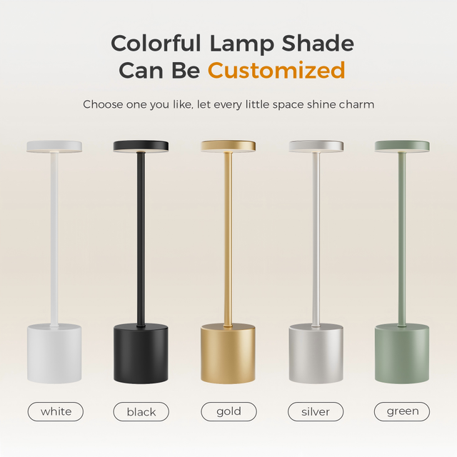 Hot Sale Top Selling Creative Atmosphere bar Lamp Battery Rechargeable Cordless Led Table Lamp for Bedroom Coffee Shop Study