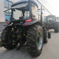 Kleiner Landwirtschaftstraktor Mini Kompakt-Traktor Rasenmäher 4x4 Gartentraktor 110 PS 1104 mit Frontlader und Baggerlader zum Verkauf