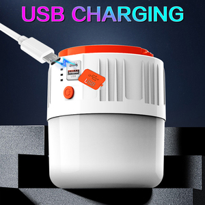 Linterna Solar de 80000LM con 5 Modos, Lámpara Solar Portátil USB para Tienda de Campaña, Bombilla LED Nocturna para Exteriores, Lámpara de Emergencia para Camping - Product Image 3