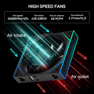 Thermalright TL-M12Q 120mm ARGB Pc <span class=keywords><strong>Fan</strong></span> Cao Cfm Splicable Pc trường hợp Quạt 120mm 3 trong 1 Quạt máy tính im lặng với gương vô t - Product Image 5