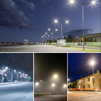 Réflecteur KCD, lampadaire LED, haut lumen, intelligent, extérieur, 30w 50w 100w 120w 200w 300w, lampadaire électrique