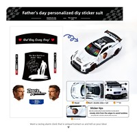 Vatertags-Geschenk: Digitaler Metall-Rennwagen-Wecker mit Hypercar-Design und Sprühfunktion