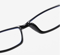 Lunettes de lecture ajustables avec monture fine pour PC, verres correcteurs anti-lumière bleue
