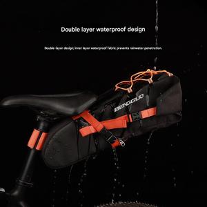 Sacoche de Selle de Vélo Étanche Grande Capacité, Sac de Selle Arrière, Pochette à Outils pour Vélo Électrique, Vélo de Gravel, VTT - Accessoires Essentiels pour Vélo - Product Image 4