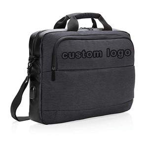 Maletín para ordenador de viaje de negocios inteligente de 15,6 pulgadas, maletín para portátil de lujo con logotipo personal y puerto de carga Usb - Product Image 2