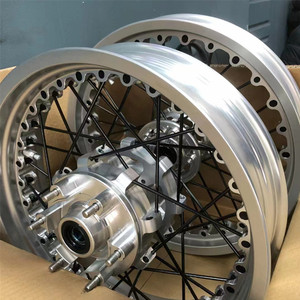 Ensemble de roues sans chambre à air pour <span class=keywords><strong>Honda</strong></span>, alliage anodisé professionnel CB <span class=keywords><strong>1100</strong></span> <span class=keywords><strong>EX</strong></span> frein à disque compatible - Product Image 1