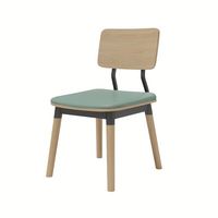 Meubles de restaurant modernes pour cafétéria, ensembles de salle à manger en bois élégants et commerciaux, tables et chaises de café de luxe léger
