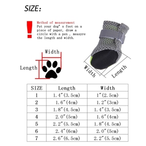 4 pz/set invernali impermeabili per cani da compagnia scarpe antiscivolo con suola morbida calzature spesse calde per piccoli gatti cani calzini stivaletti - Product Image 3