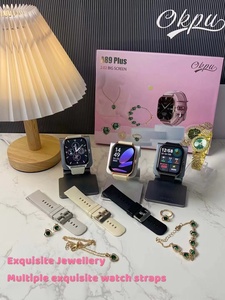 สมาร์ทวอทช์ A89plus รุ่นปี 2024 ชุด <span class=keywords><strong>6</strong></span> in 1 สำหรับสุภาพสตรี ประกอบด้วยสร้อยคอ ต่างหู กำไล แหวน สมาร์ทวอทช์ ชุดเครื่องประดับหรูหรา A89 PLUS สำหรับผู้หญิง - Product Image 6
