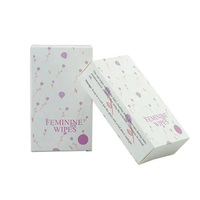 Lingettes Féminines Flushables au pH Équilibré Taille de Voyage Emballées Individuellement Marque Privée Lingettes d'Hygiène Intime Moins Cher d'Usine