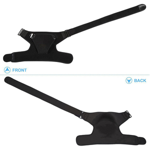 Attelle d'épaule en néoprène élastique réglable, respirante et de compression pour le sport et le fitness - Product Image 5