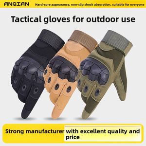 Guantes Tácticos Gruesos Transpirables de Dedo Completo para Hombre, Anticorte, Antideslizantes, para Deportes al Aire Libre, Combate y Entrenamiento Especializado - Product Image 5