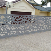 Écrans de jardin en acier corten de haute qualité, grands écrans de jardin d'extérieur, découpe au laser en acier corten, clôture murale