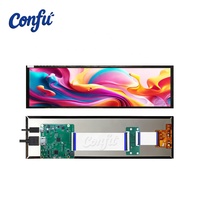 Écran LCD IPS HannStar 8,8 pouces 480*1280 pour simulateur de vol Raspbery Pi, tableau de bord haute luminosité de type barre étirée