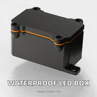 Boîtier extérieur OEM 70*40*40mm en ABS ignifuge, étanche IP54, boîte de jonction personnalisée, modèle LK-CN02, impression sérigraphique LED