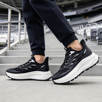 Fabricant de baskets décontractées pour hommes, légères, à lacets, avec semelle en caoutchouc antidérapante, pour la marche et le sport