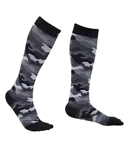 Спортивные Компрессионные носки для женщин и мужчин, многоцветные эластичные велосипедные носки для бега, альпинизма, Амазонки