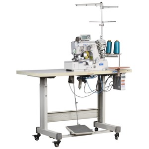 Zoyer Coverstitch Sewing <b>Machine</b> Flat-Bed Electronic High-Speed Top <b>Binding</b> Strip With Cutter - Product Image 2
