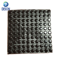 Deson 8x2.5mm Pieds en caoutchouc antidérapants Tampons tampons adhésifs transparents en silicone cylindriques