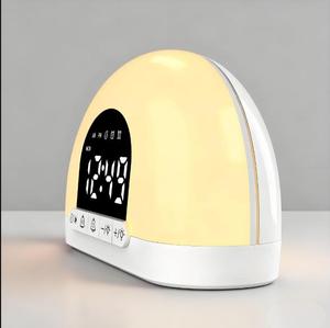 Hot phổ biến thông minh ngủ thức dậy ánh sáng màu hoàng hôn mô phỏng chữ số LED Đồng Hồ Mặt Trời Mọc Đồng hồ báo thức - Product Image 1