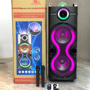 Altavoz para Fiestas GD-2012, Último Modelo, Caja de Altavoz Doble de 10 Pulgadas y 50w, Woofer Grande TWS, Lámpara de Proyección, con Control Remoto - Product Image 5