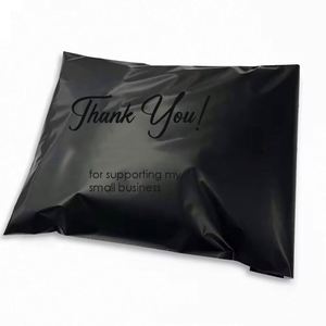 Custom logo Matte Black Mailing Bags Poly Courier Shipping Bag for Hoodies Packaging Bags - Product Image 2